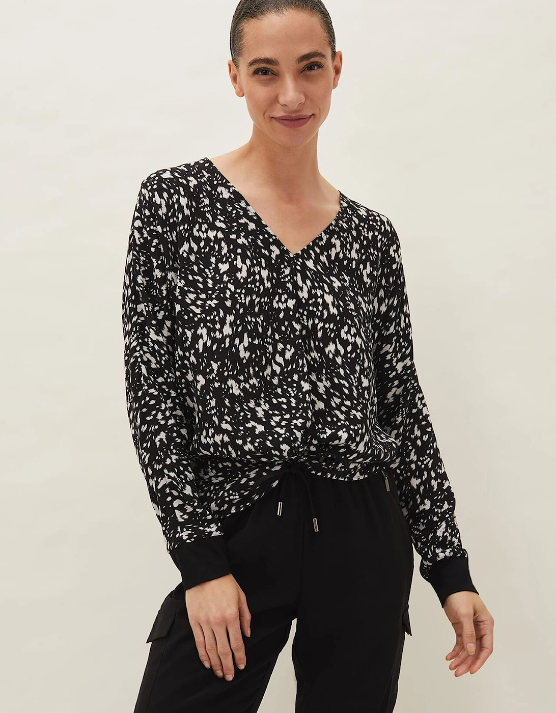 Oakleigh Twist Front Blouse