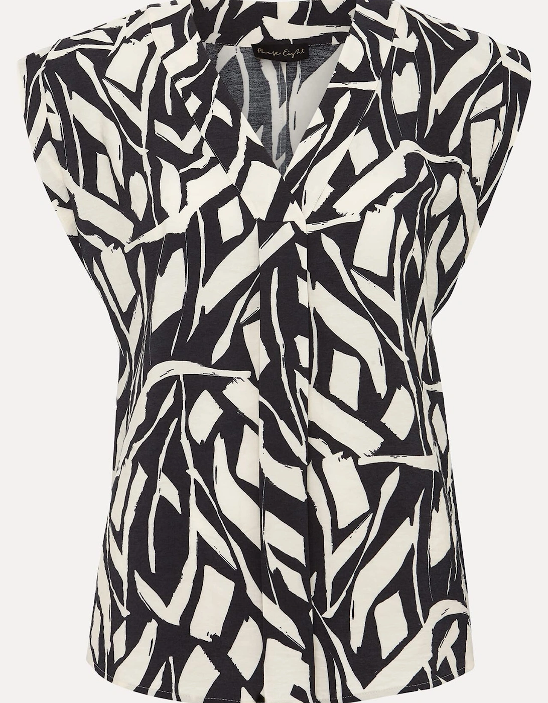 Celyn Notch Printed Blouse