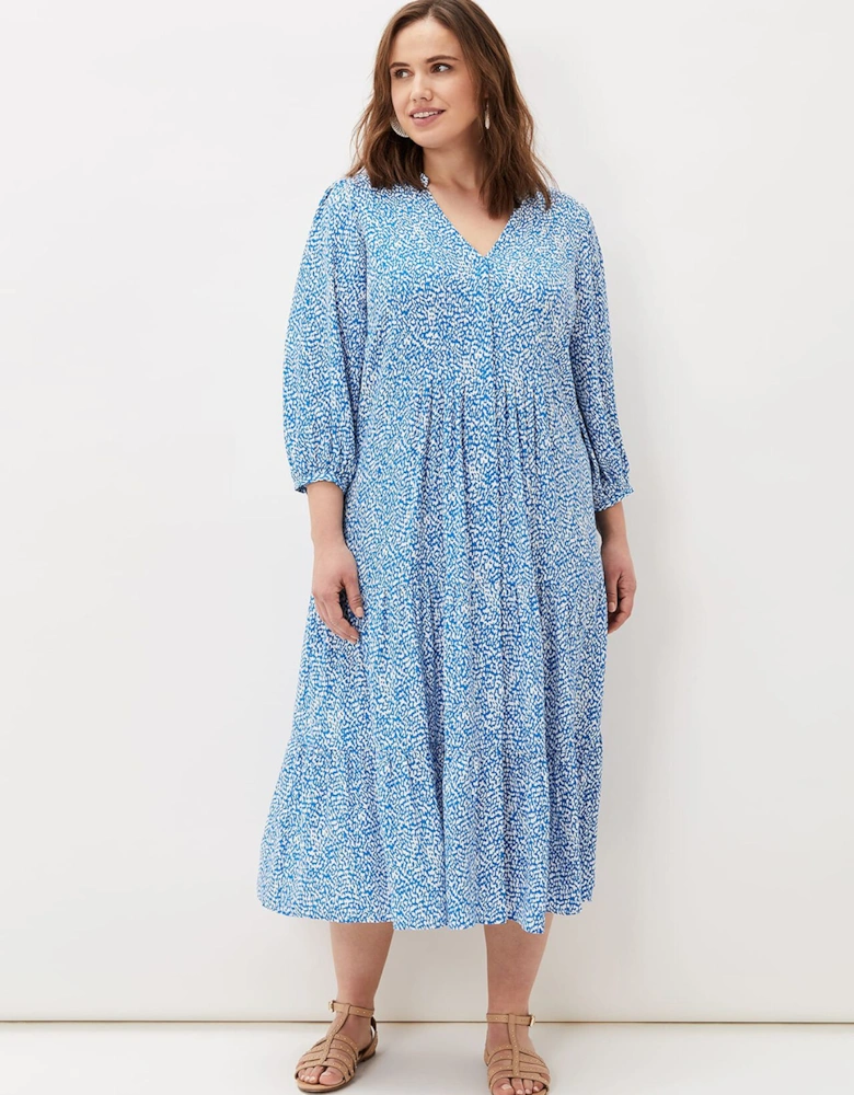 Penele Ditsy Print Maxi Dress