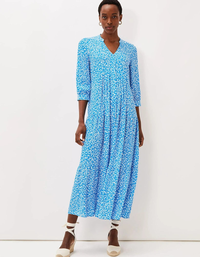 Penele Ditsy Print Maxi Dress