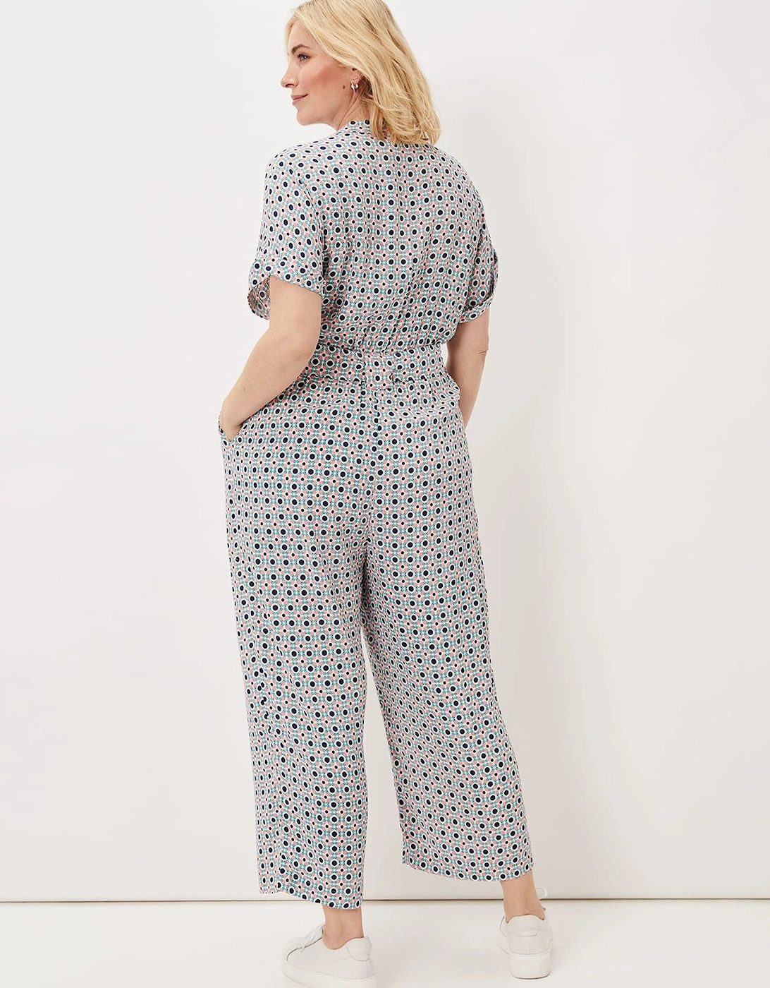 Lyla Tile Print Jumpsuit