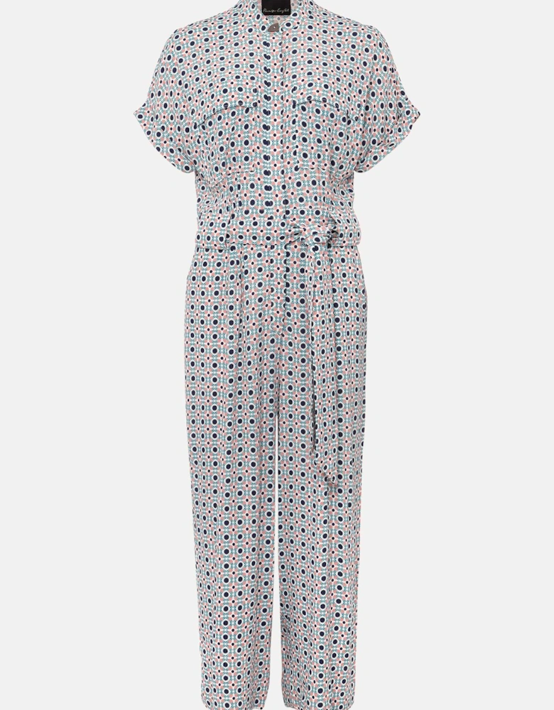 Lyla Tile Print Jumpsuit