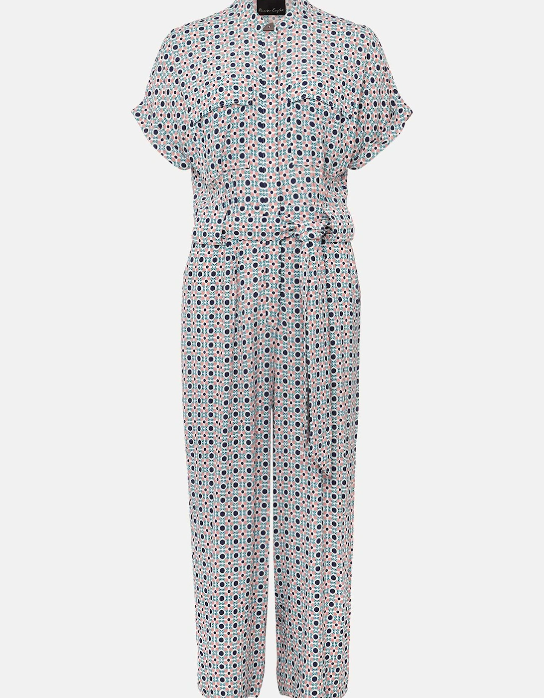 Lyla Tile Print Jumpsuit