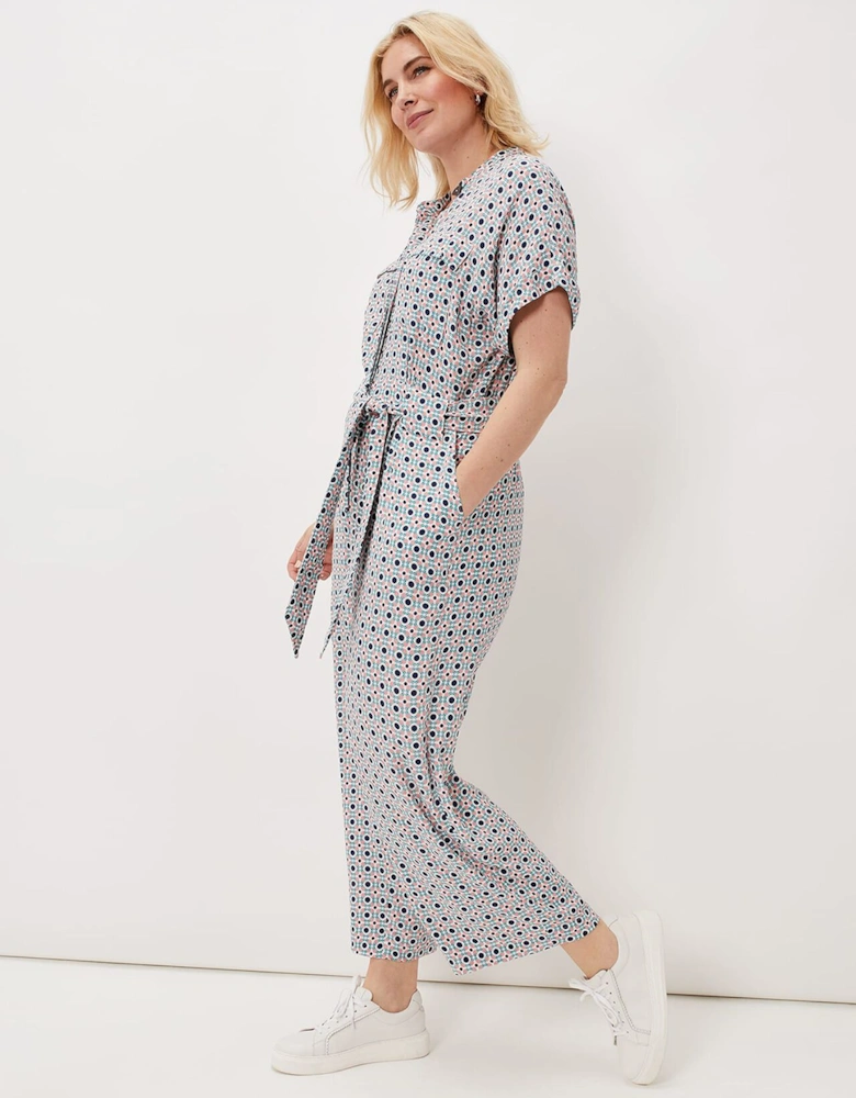 Lyla Tile Print Jumpsuit