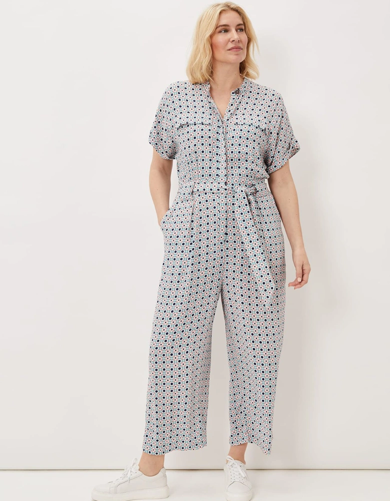 Lyla Tile Print Jumpsuit