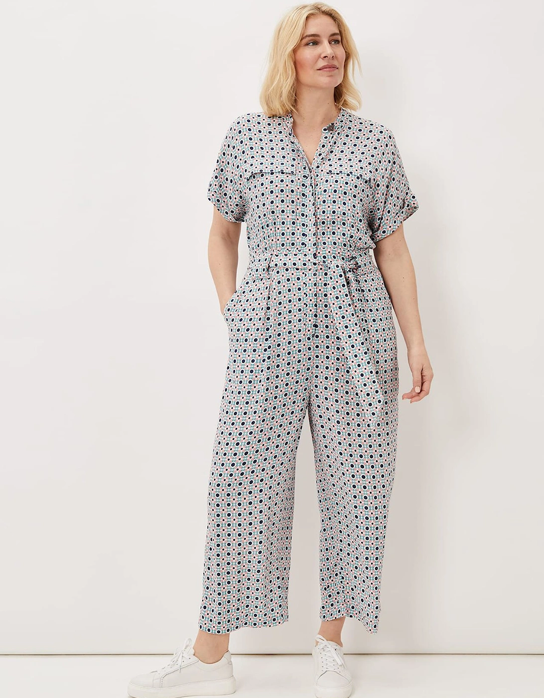 Lyla Tile Print Jumpsuit, 9 of 8