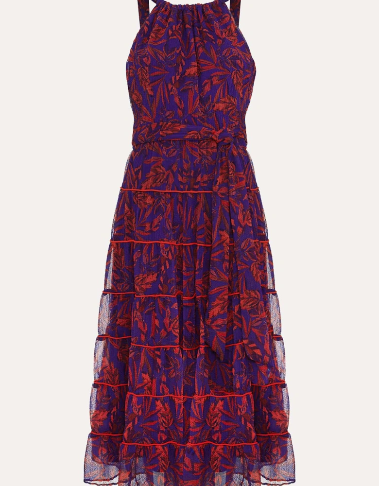 Gillian Halterneck Midi Dress