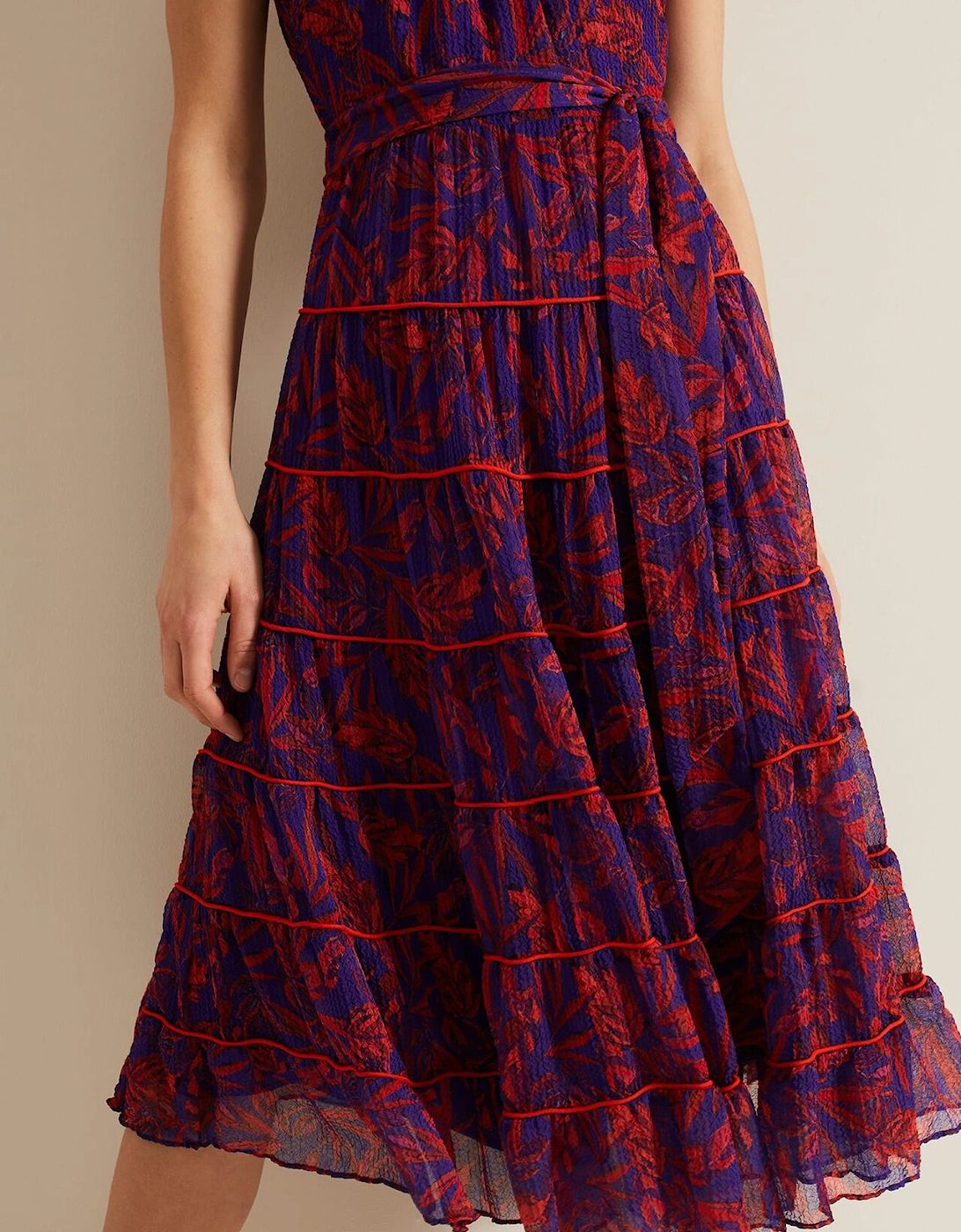 Gillian Halterneck Midi Dress