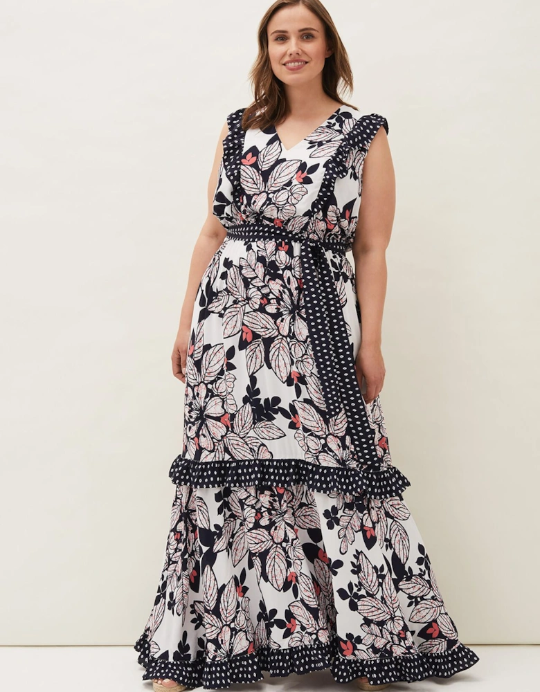 Suki Floral Tiered Maxi Dress