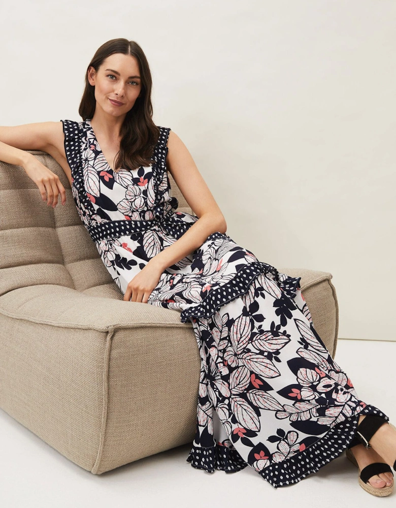 Suki Floral Tiered Maxi Dress