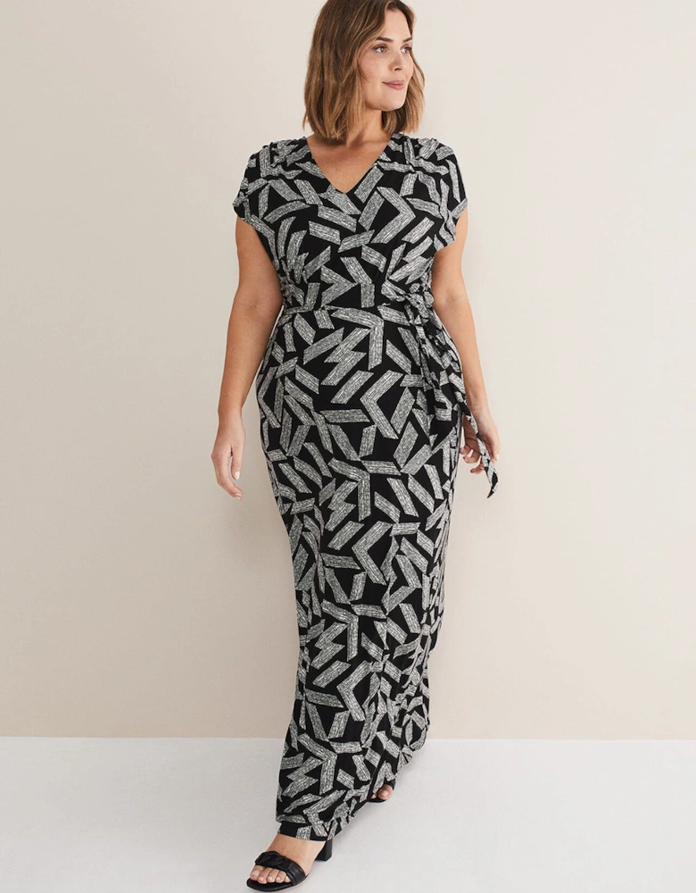 Siobhan Abstract Maxi Dress