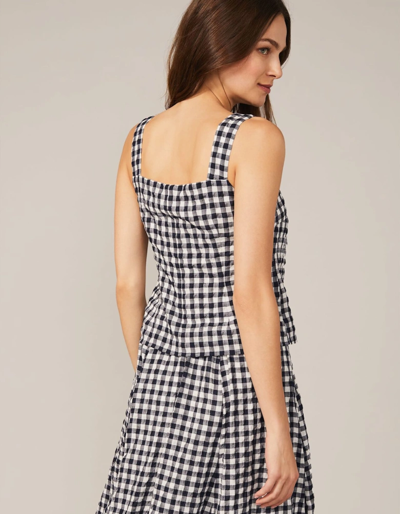 Gingham Frill Skirt