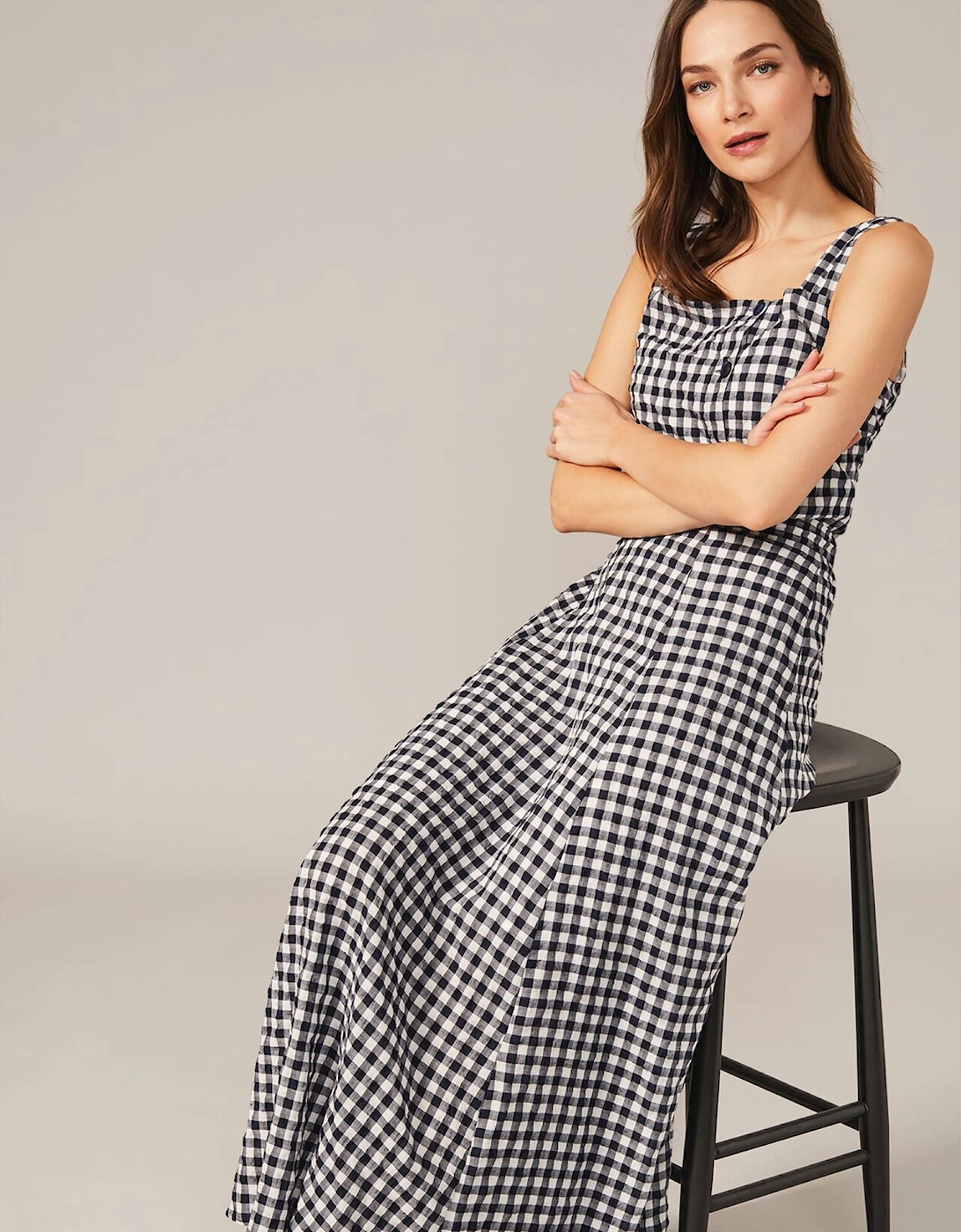 Gingham Frill Skirt