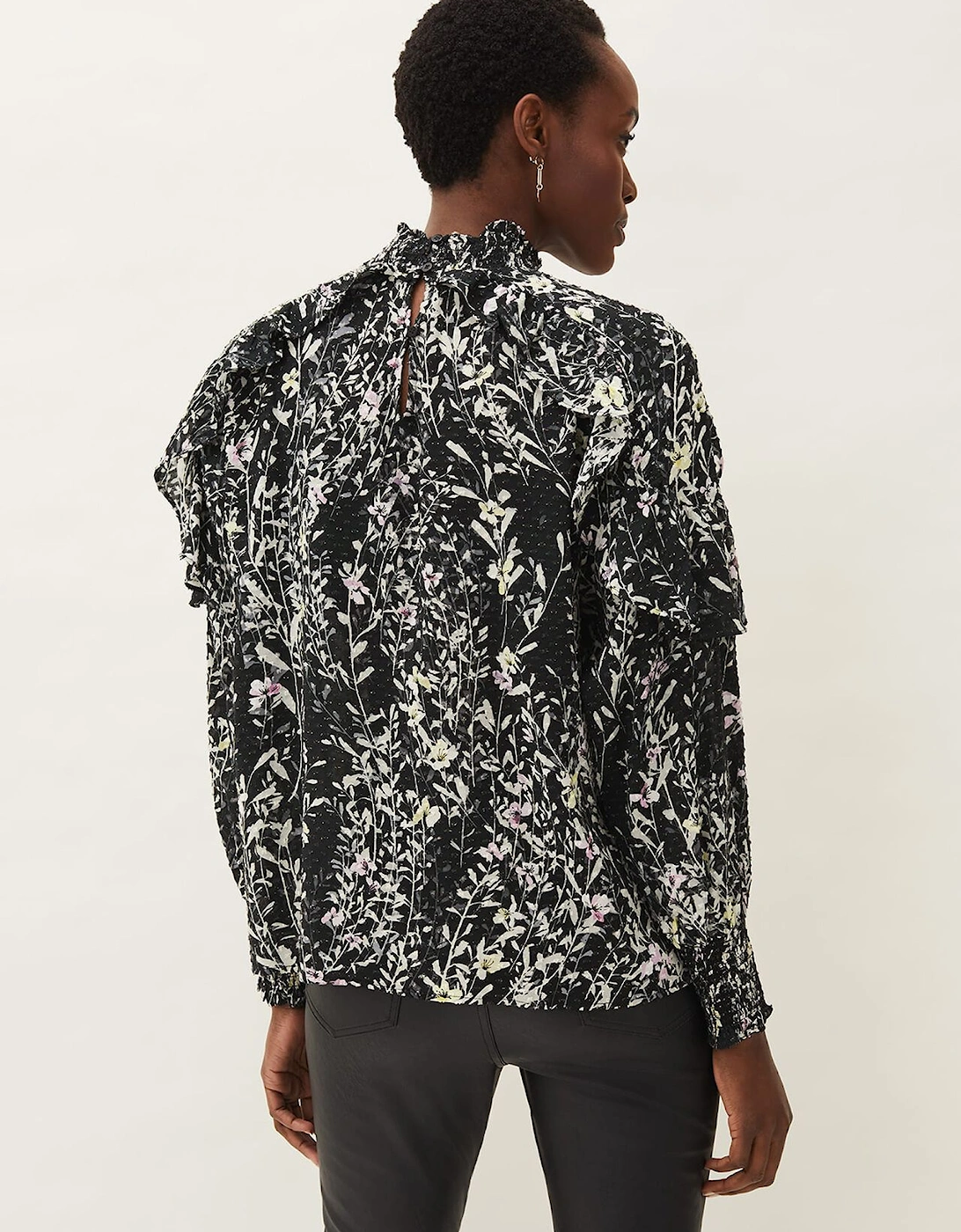 Daphne Floral Frill Blouse