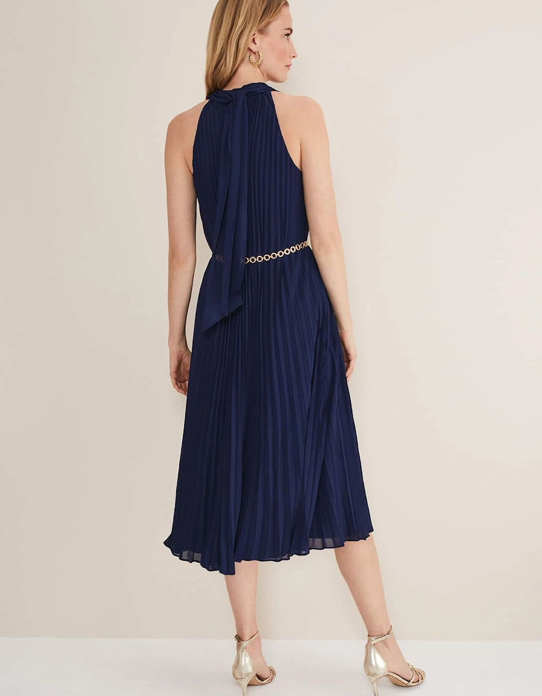 Tabitha Pleated Midi Dress