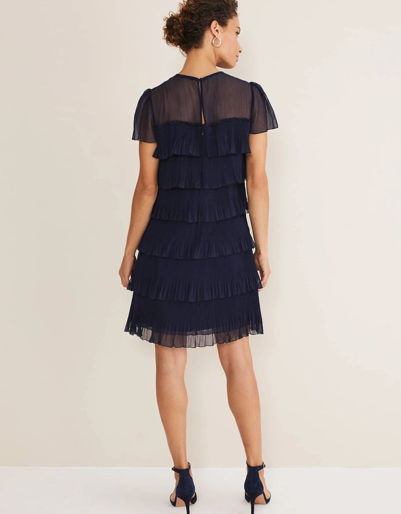 Mimi Pleated Mini Dress