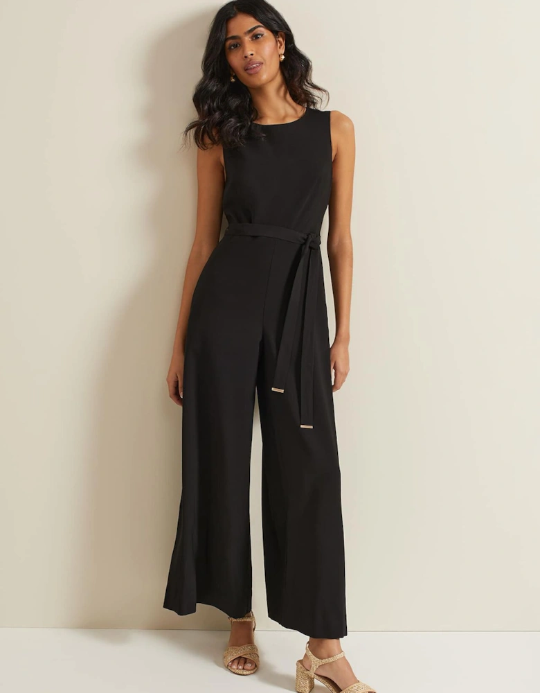 Marta Black Culotte Jumpsuit