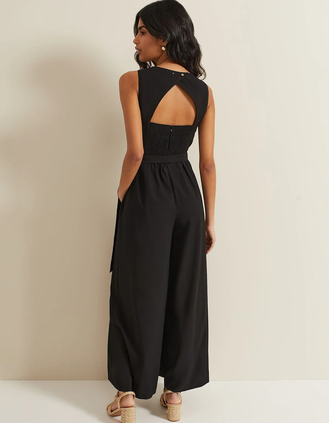 Marta Black Culotte Jumpsuit