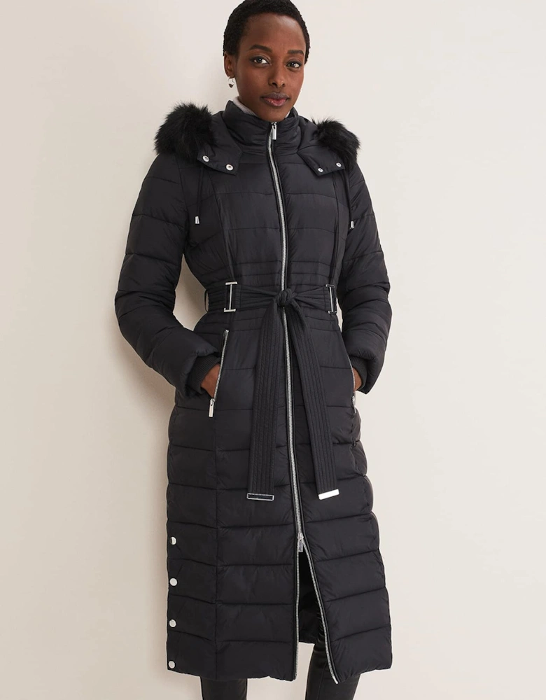 Sofie Waisted Maxi Puffer