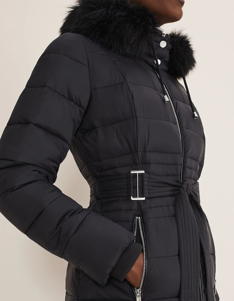 Sofie Waisted Maxi Puffer