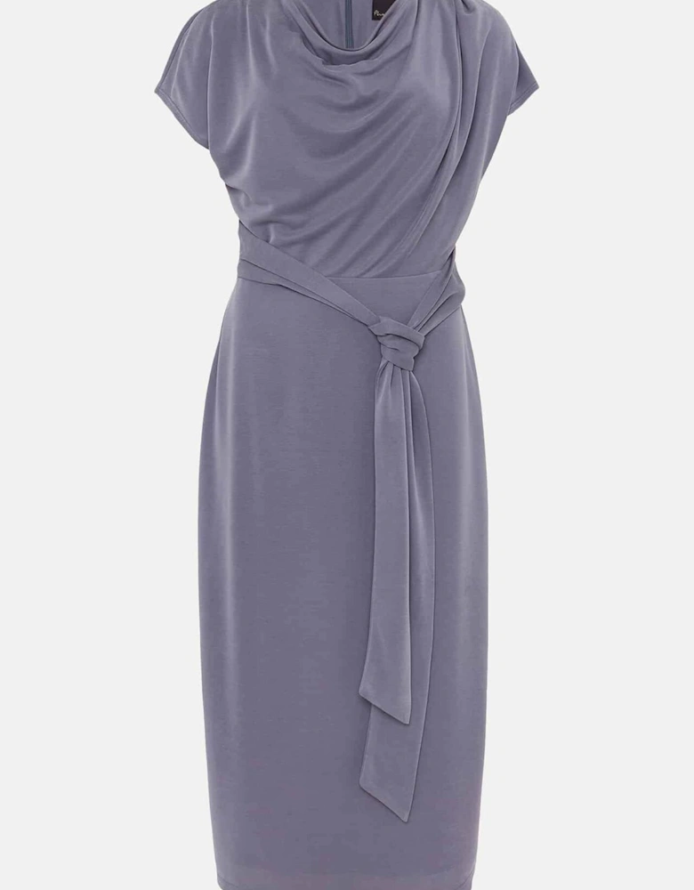 Kadence Cupro Tie Waist Dress