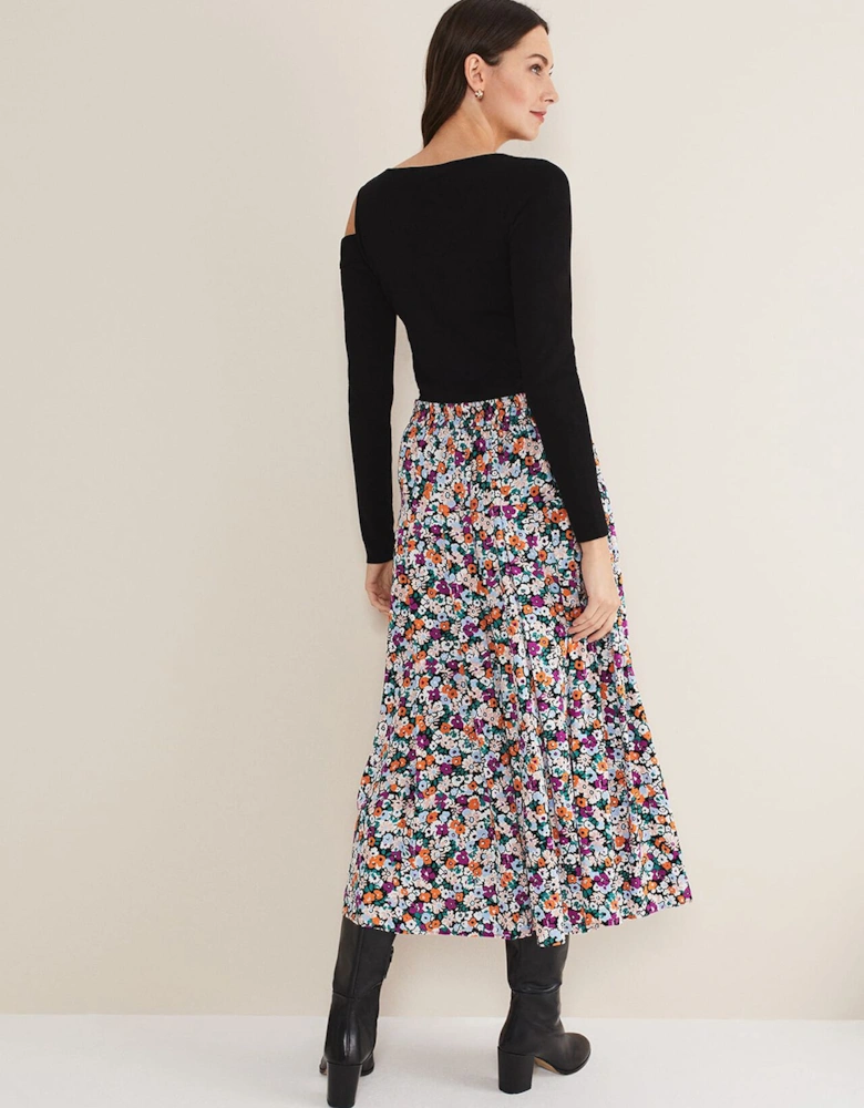 Mona Floral Tiered Skirt