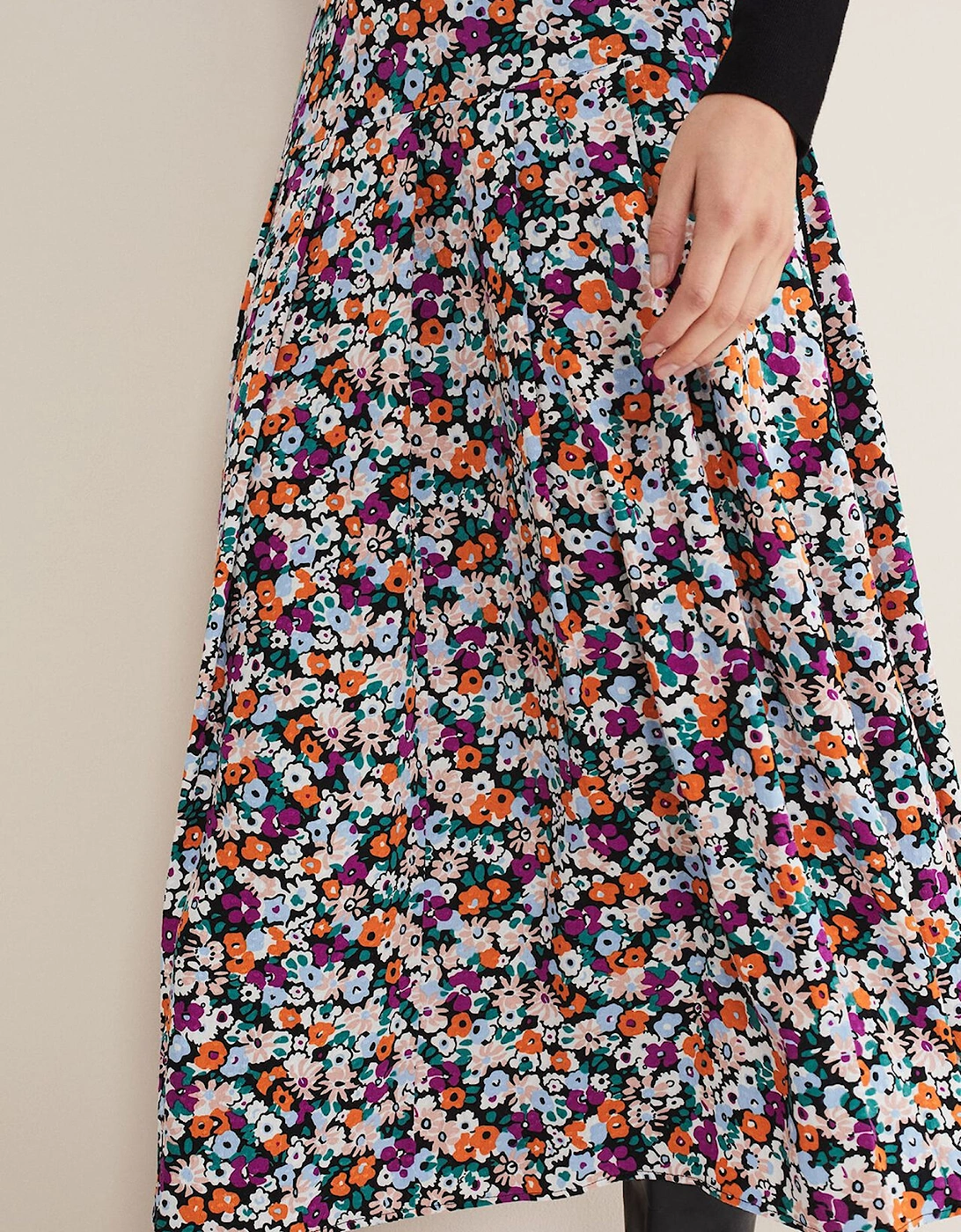 Mona Floral Tiered Skirt