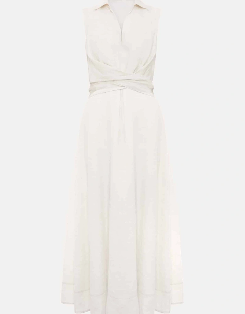 Becky Tie Front Midi Dress