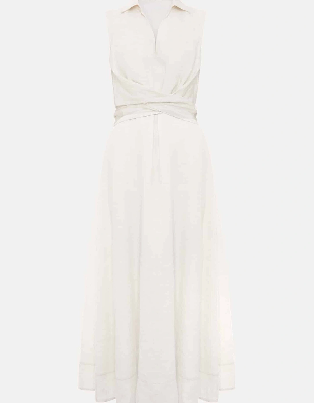 Becky Tie Front Midi Dress