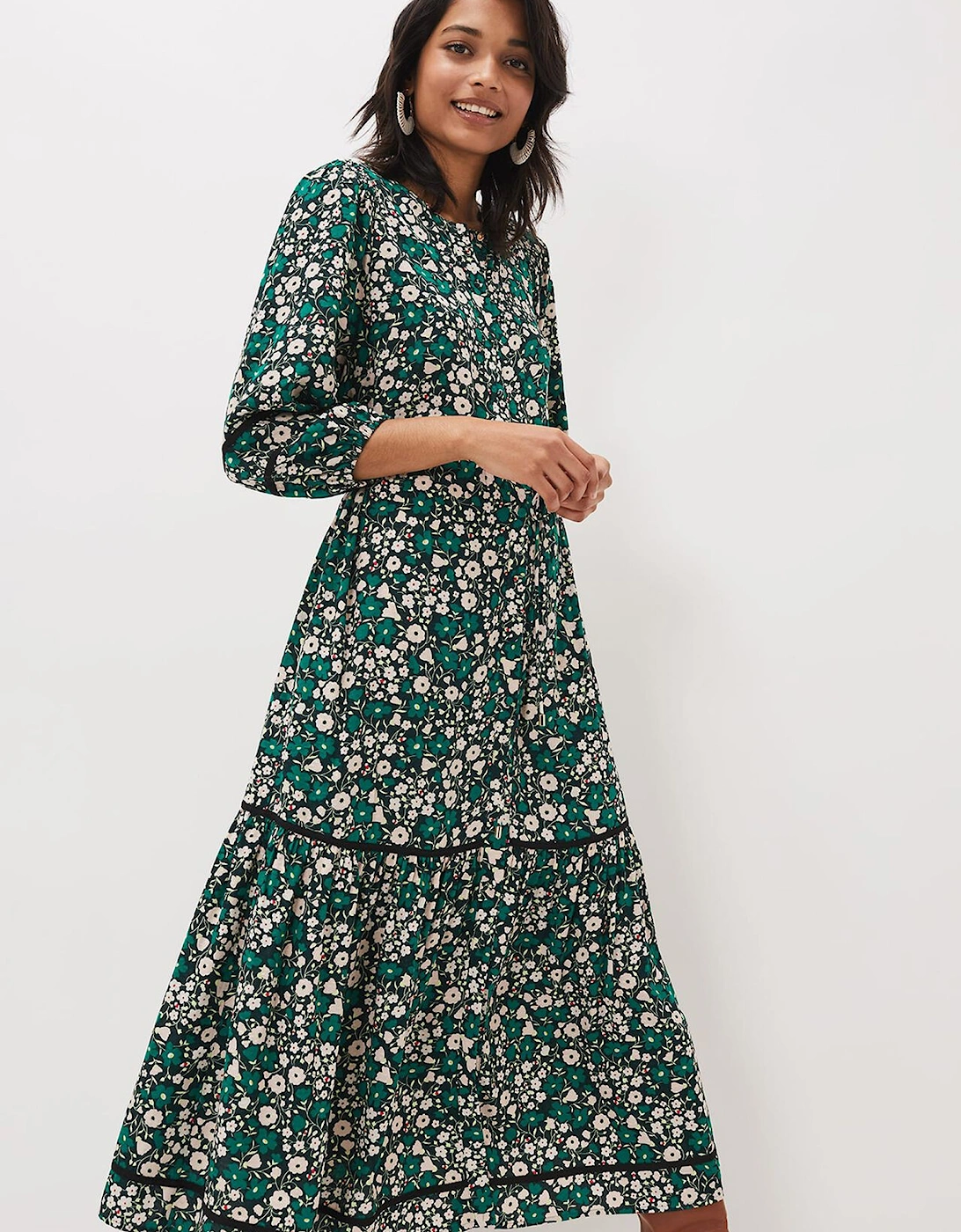 Ava Floral Midaxi Dress