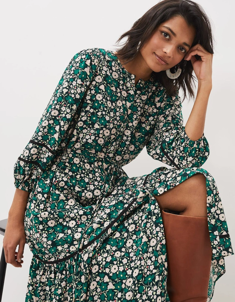 Ava Floral Midaxi Dress