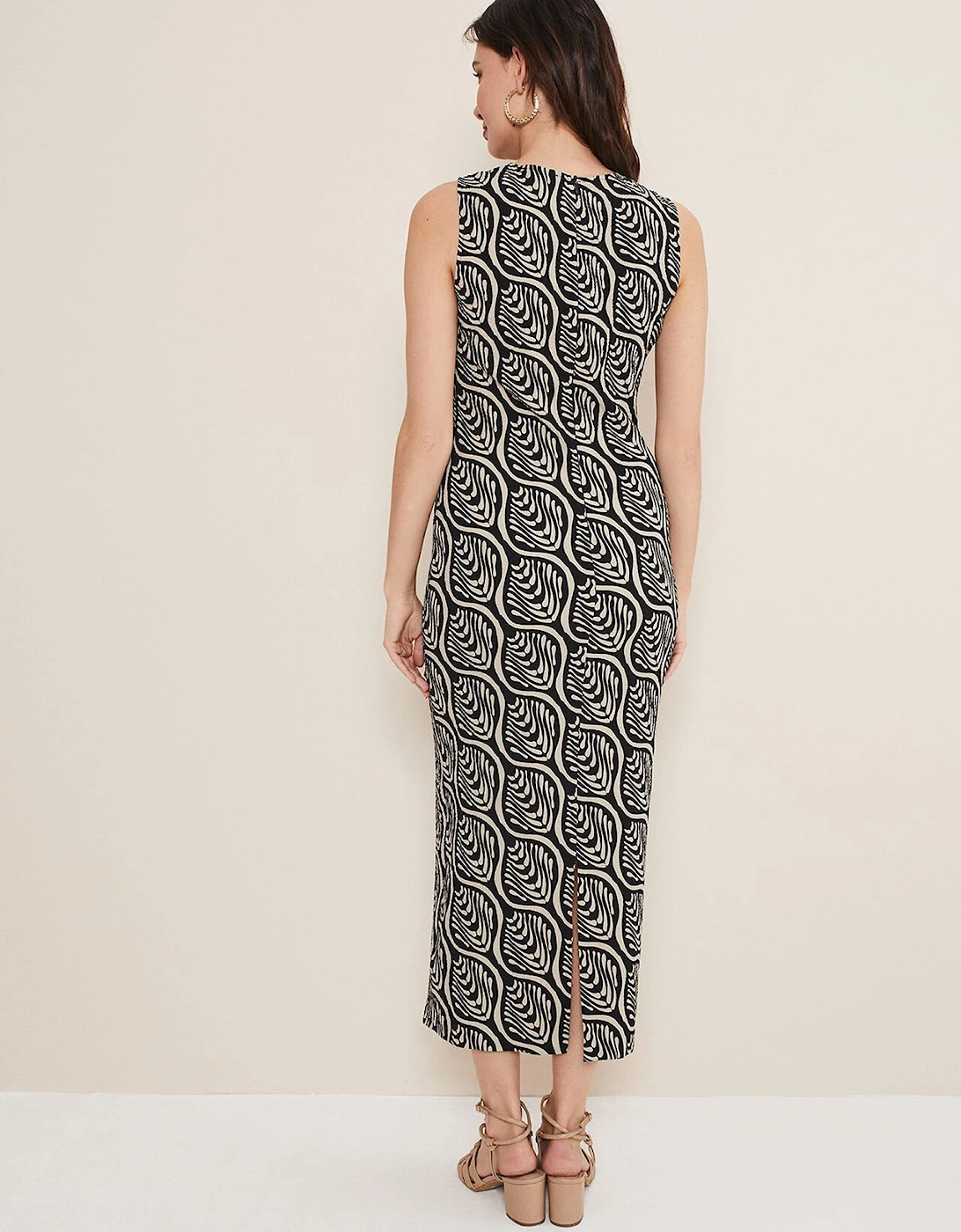 Rubie Geo Bodycon Midi Dress