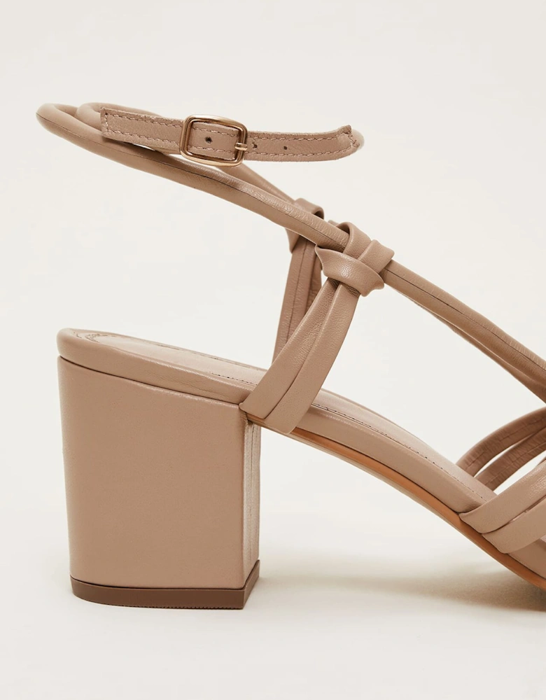 Leather Ankle Strap Sandal Shoe