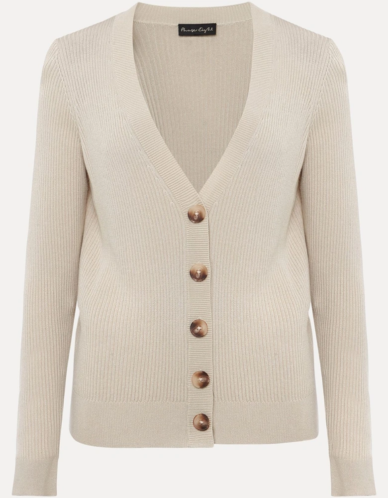 Caryl Ribbed Cardigan