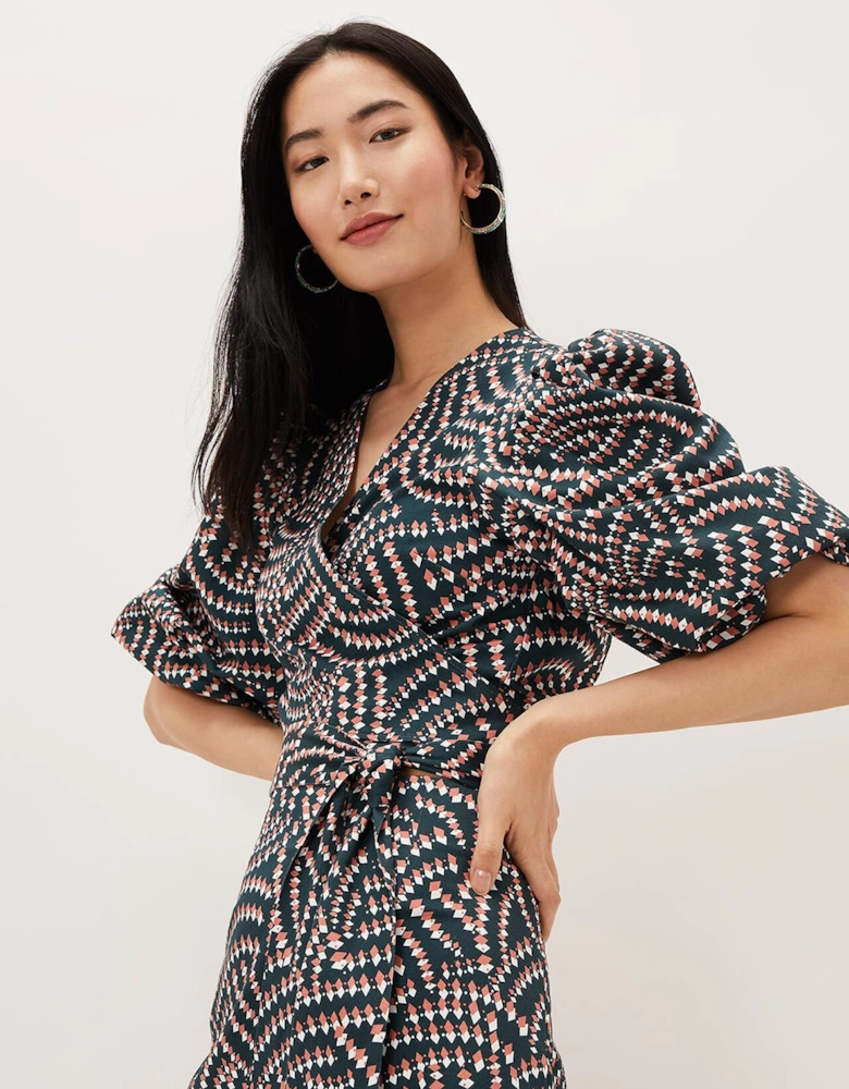 Kiri Co-Ord Geo Metric Blouse