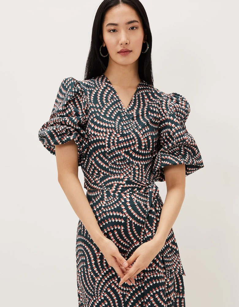 Kiri Co-Ord Geo Metric Blouse