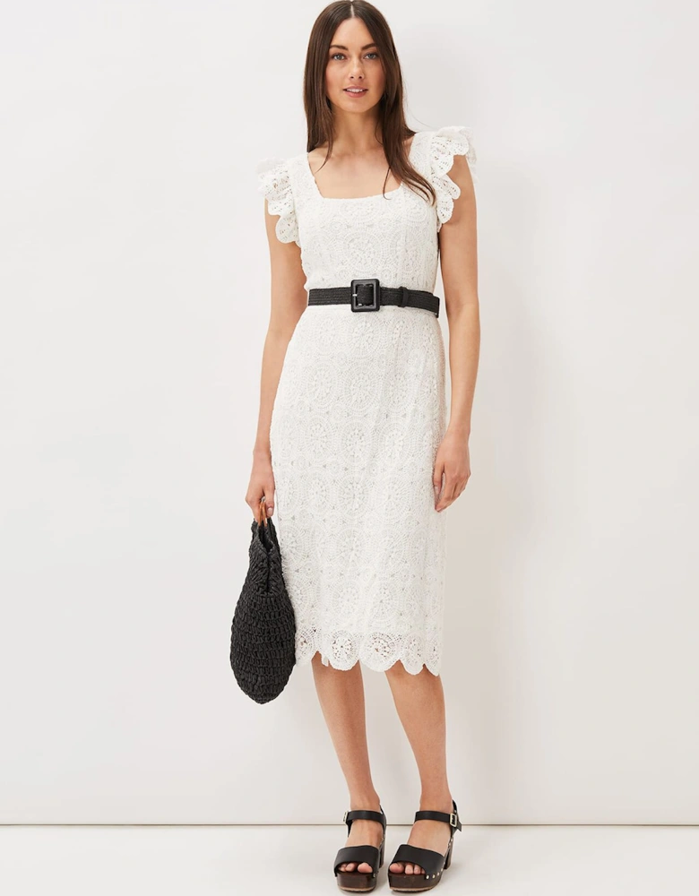 Tamari Crochet Knit Dress