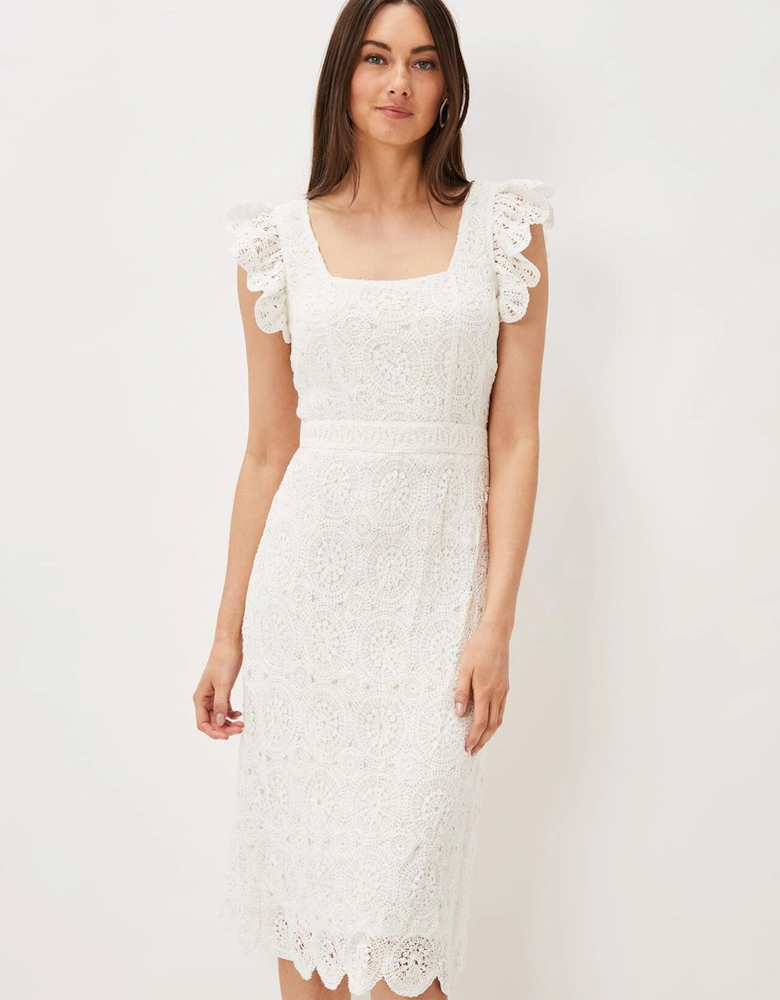 Tamari Crochet Knit Dress