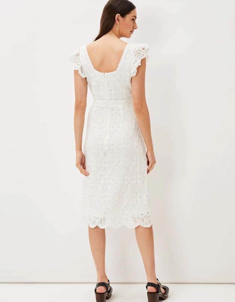 Tamari Crochet Knit Dress