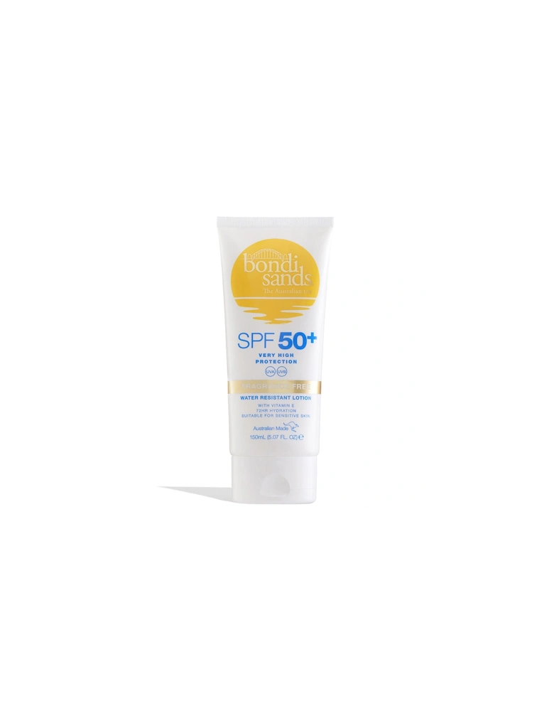 Sunscreen Lotion SPF50+ - Fragrance Free 150ml - Bondi Sands