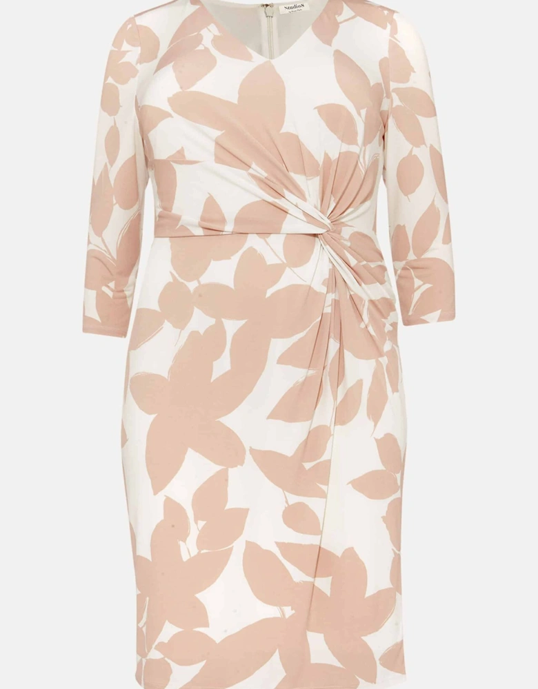 Lana Leaf Print Dress