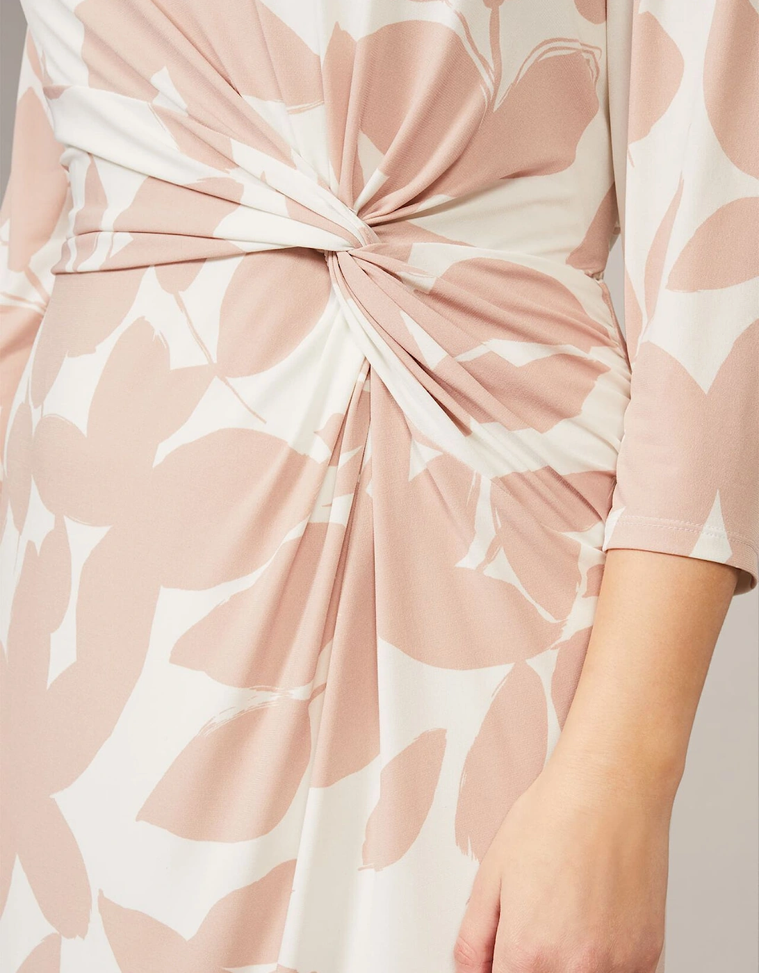 Lana Leaf Print Dress