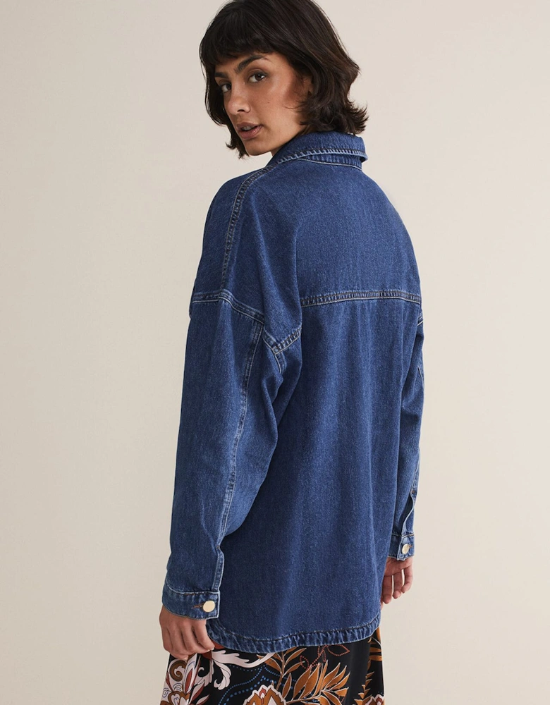 Tianna Oversized Denim Shacket