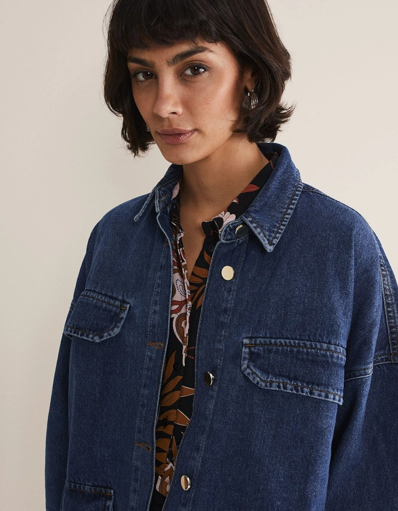 Tianna Oversized Denim Shacket