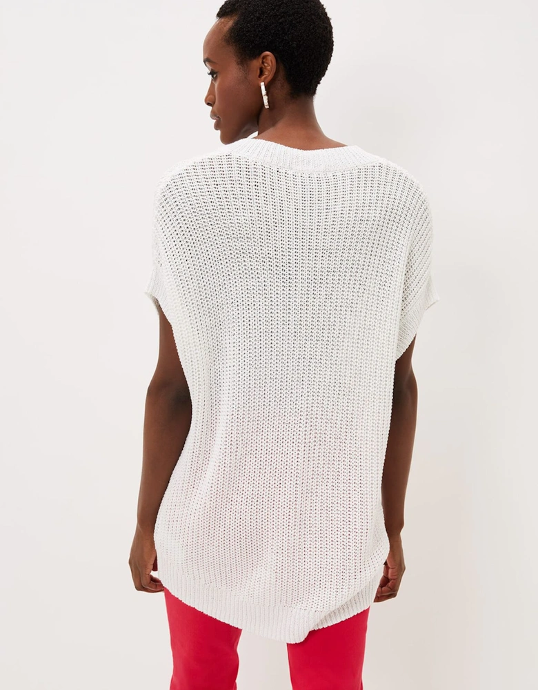 Lizzia V-Neck Stitch Knit