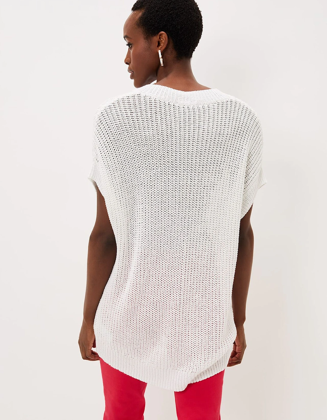 Lizzia V-Neck Stitch Knit