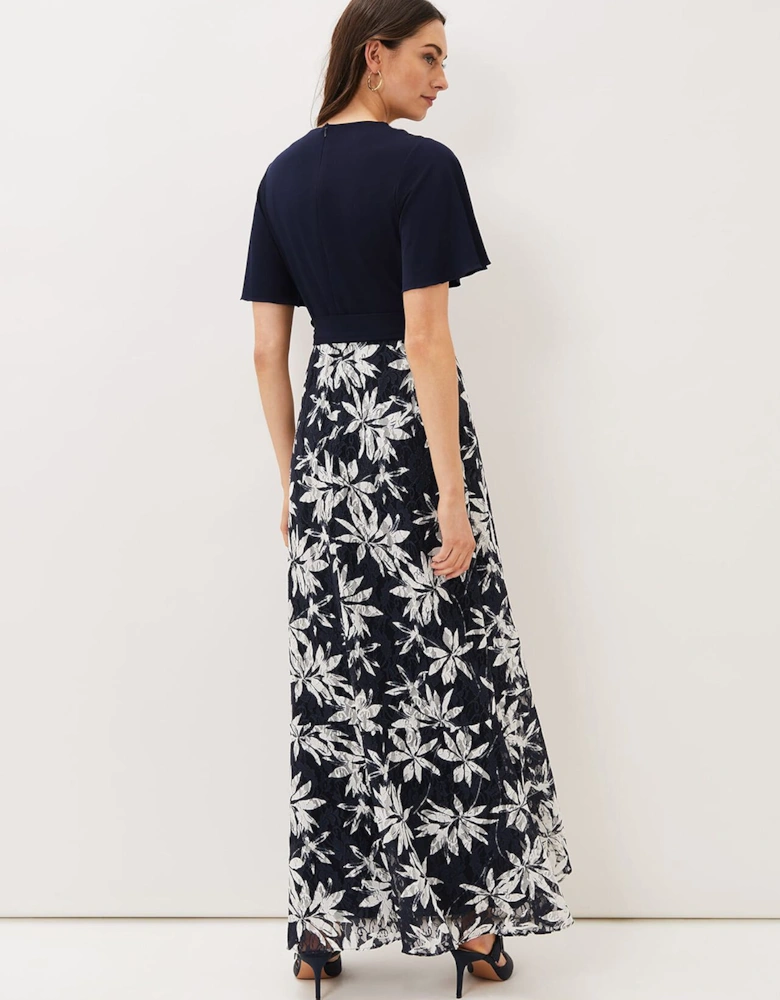 Brogan Lace Skirt Maxi Dress