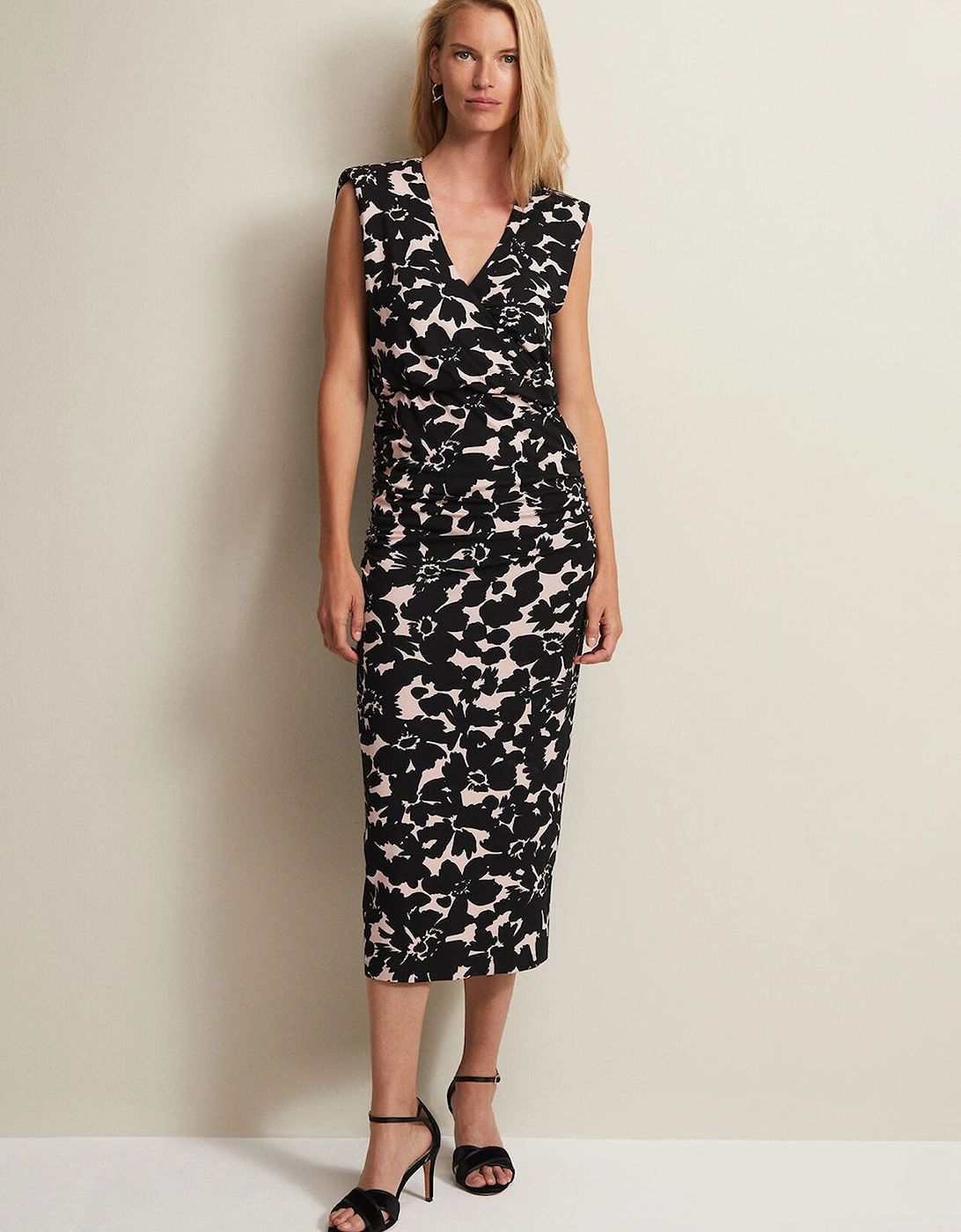 Taylor Floral Jersey Midi Dress, 7 of 6