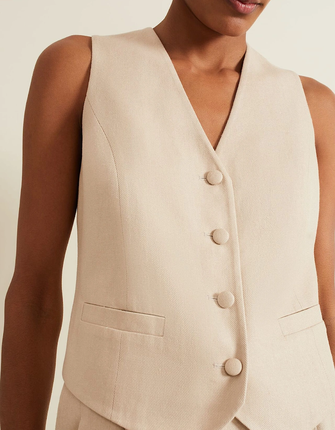 Addison Linen Waistcoat