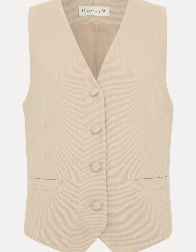 Addison Linen Waistcoat